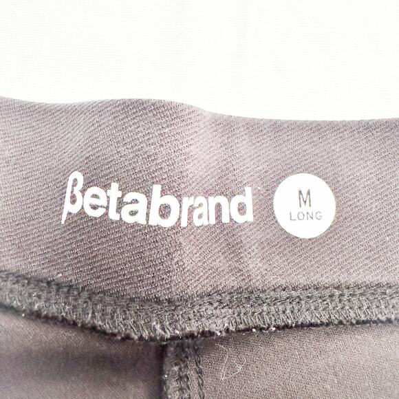 Betabrand Skinny Jegging Graphite Gray Dark Pull On Jegging Size Medium Long - Picture 6 of 8